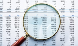 Decatur Utility Bill Analysis with Magnifying Glass