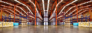 A warehouse with very high utility bill costs